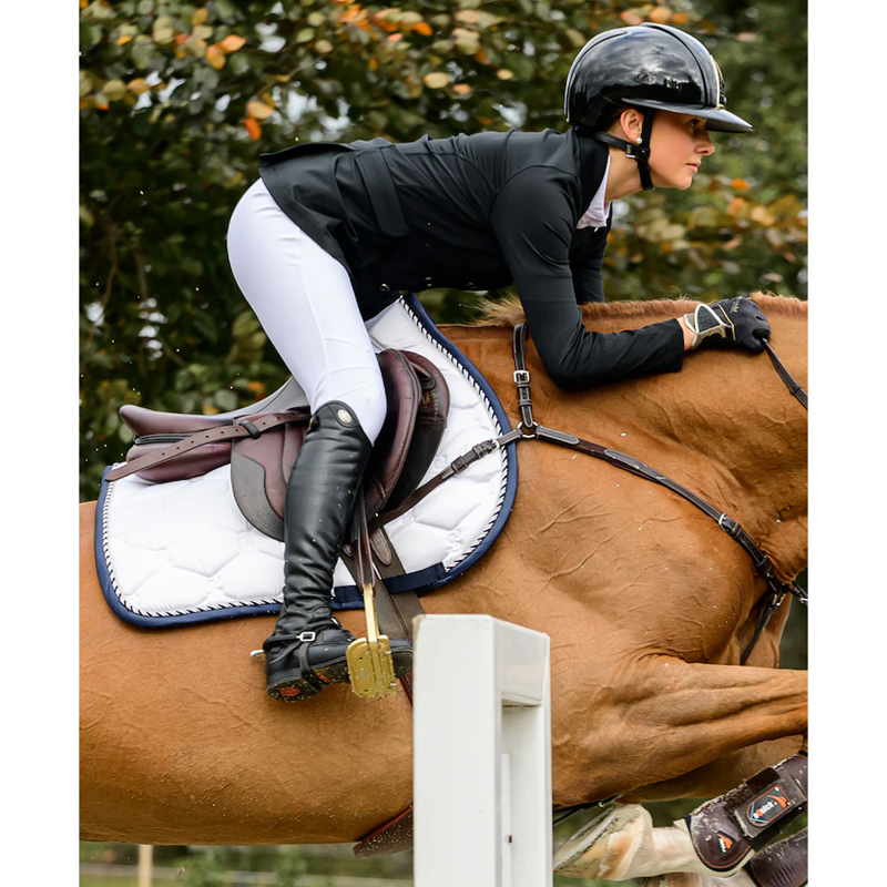 PS of Sweden Signature Jump Saddle Pad - White-3